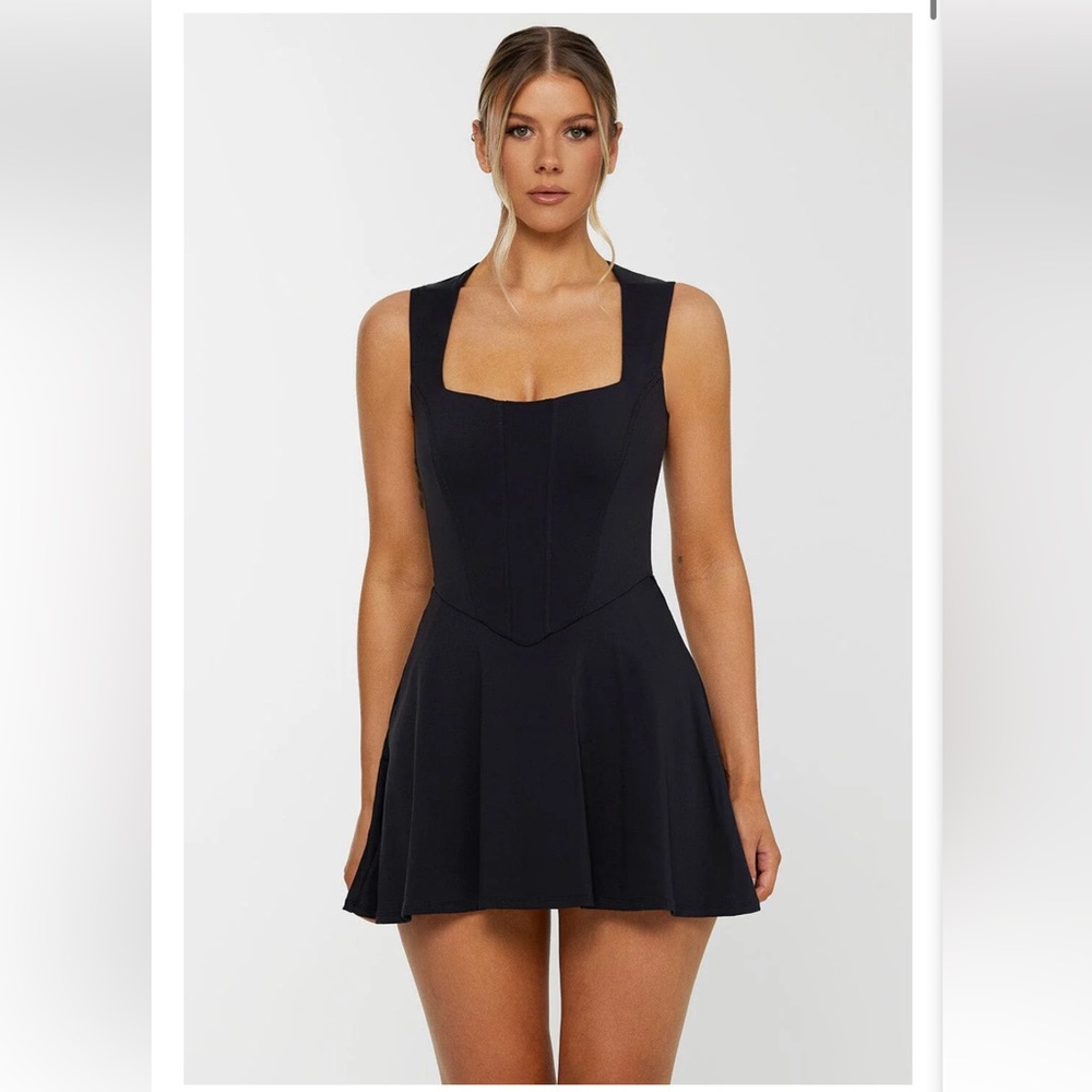 NAMA Body Butter Corset Dress Small Black